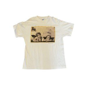 Vintage Rare 1992 Raphael Angels Art Shirt Sistine Madonna